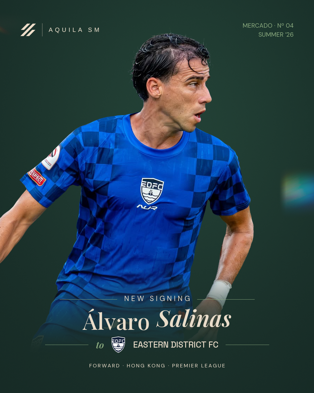 Álvaro Salinas joins Eastern District FC